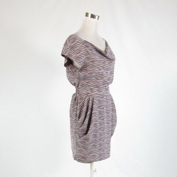 Mauve purple BCBGENERATION cap sleeve dress S - Picture 3 of 8